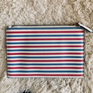 J. Crew Multicolor Striped clutch